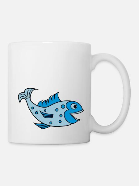fisch - Tasse - Weiß