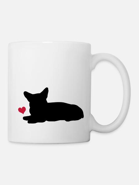 Corgi - Tasse - Weiß