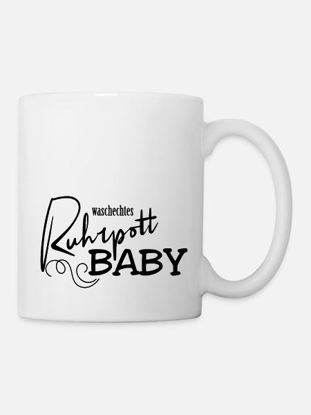 Waschechtes Ruhrpott Baby - Tasse - Weiß