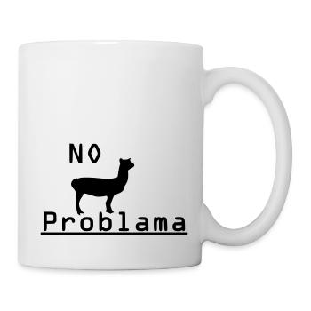 Lama Alpaka cool lustig Spruch - Tasse - Weiß - Rechts
