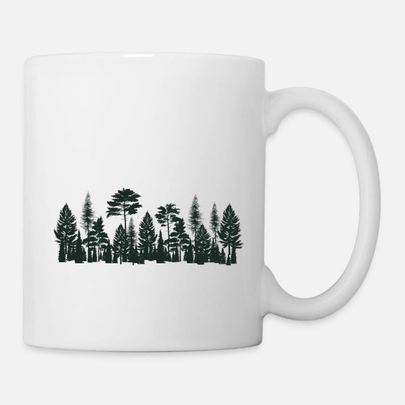Des arbres - Mug blanc - blanc