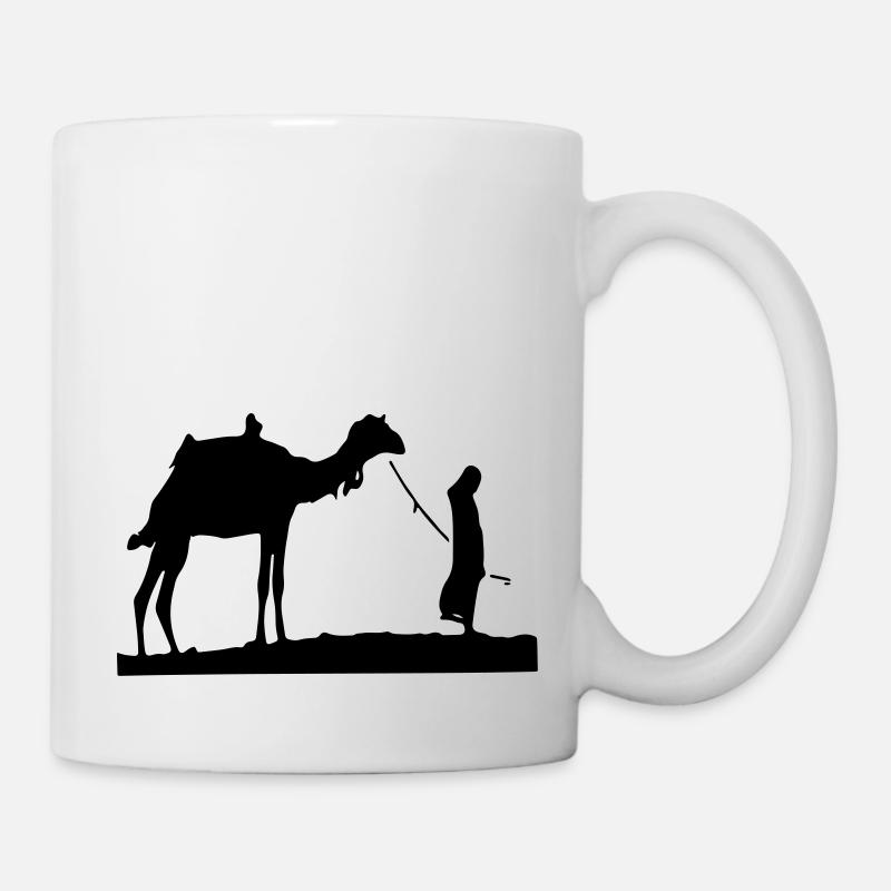 Wüste Sahara Kamel - Tasse - Weiß