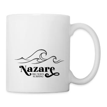 NAZARE PORTUGAL BIG WAVE SURFING - Mug - white - Right