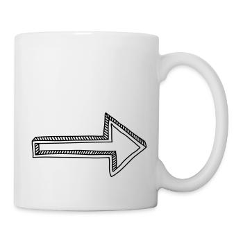 arrow - Mug - white - Right