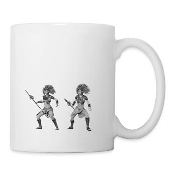 The Amazons, Greek Mythology - Mug - white - Right