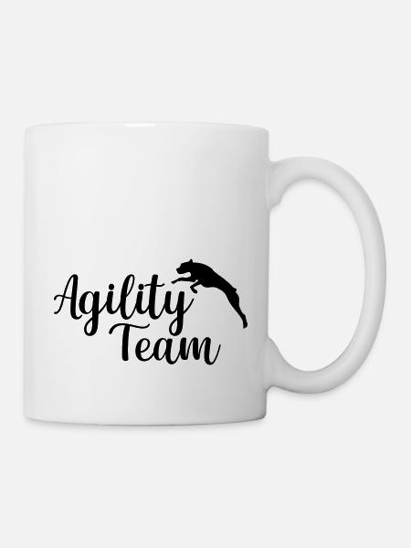 Agility team dog sports - Mug - white