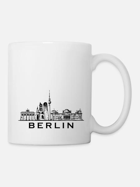 BERLIN - le motif de la ville - Mug blanc - blanc