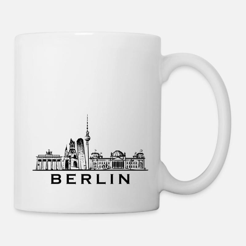 BERLIN - le motif de la ville - Mug blanc - blanc