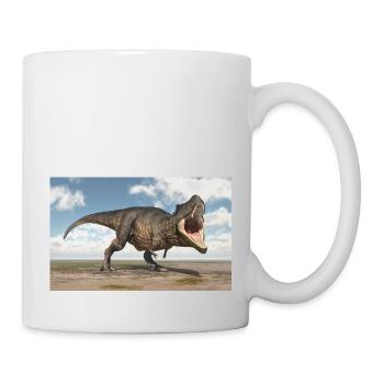 Dinosaurier Tyrannosaurus Rex - Tasse - Weiß - Rechts