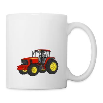 Traktor - Tasse - Weiß - Rechts