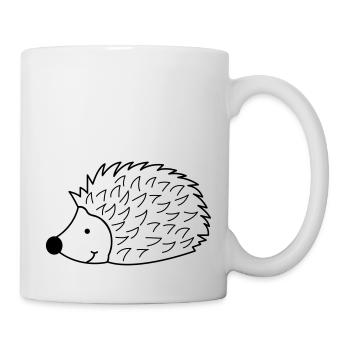 igel - Tasse - Weiß - Rechts