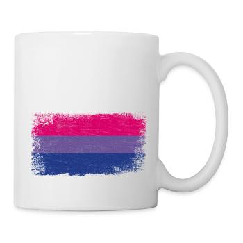 Bisexual Flag LGBT - Mug - white - Right