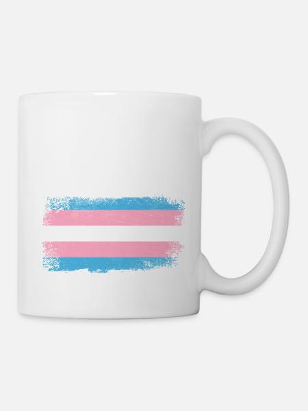Transgender Flag - Mug - white