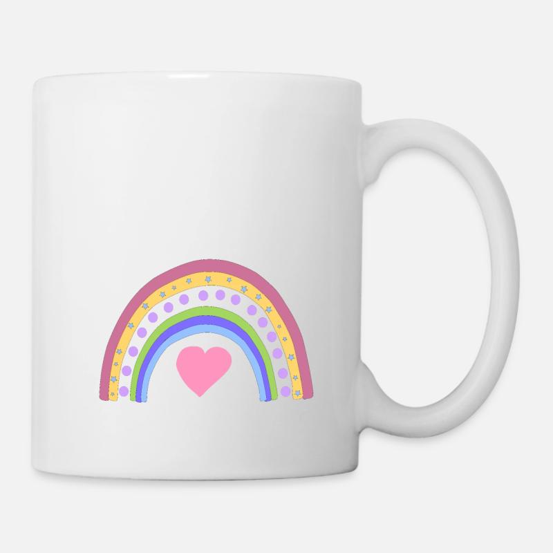rainbow - Mug - white