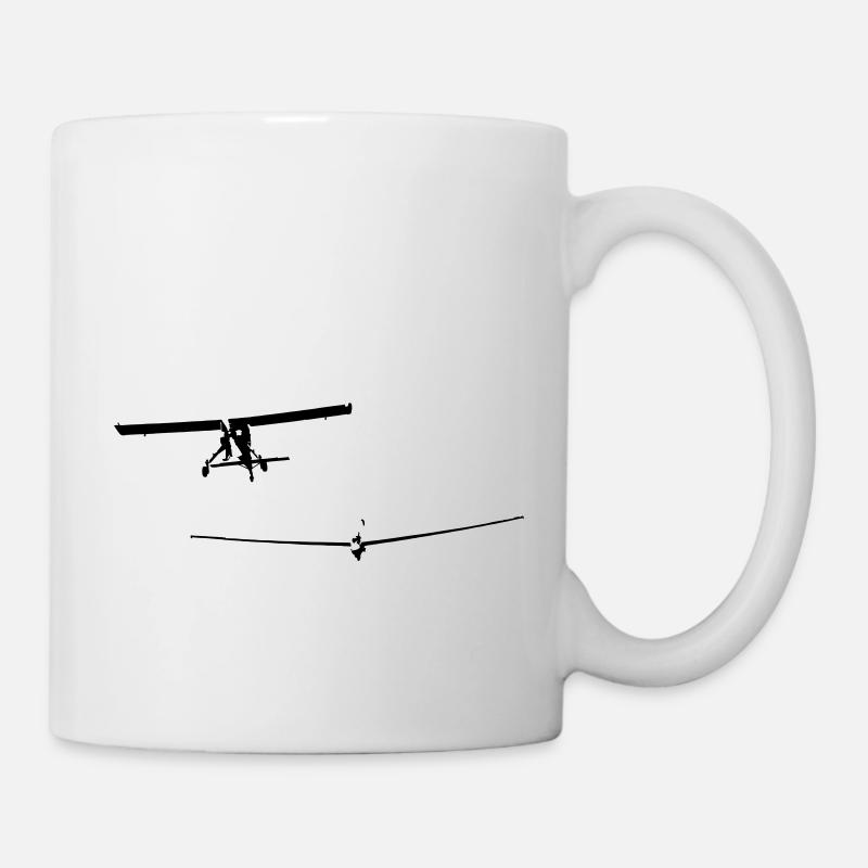 pilote de planeur volant planeur planeur fschlepp - Mug blanc - blanc