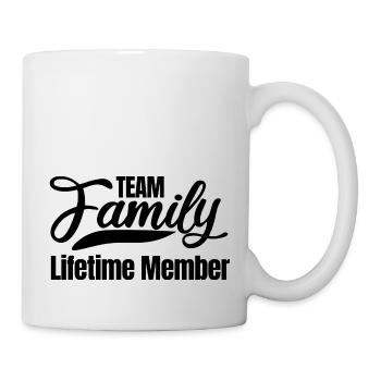 adopter familia super garçon famille chrétienne - Mug blanc - blanc - Droite