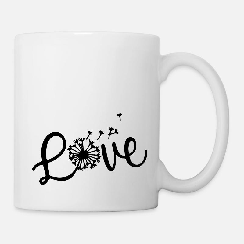 Pissenlit d’amour - Mug blanc - blanc