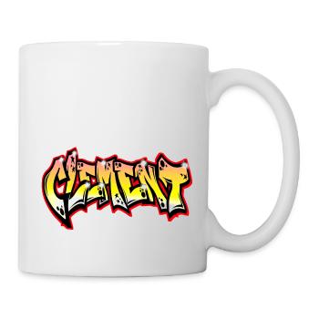 Graffiti Name Clement - Mug blanc - blanc - Droite