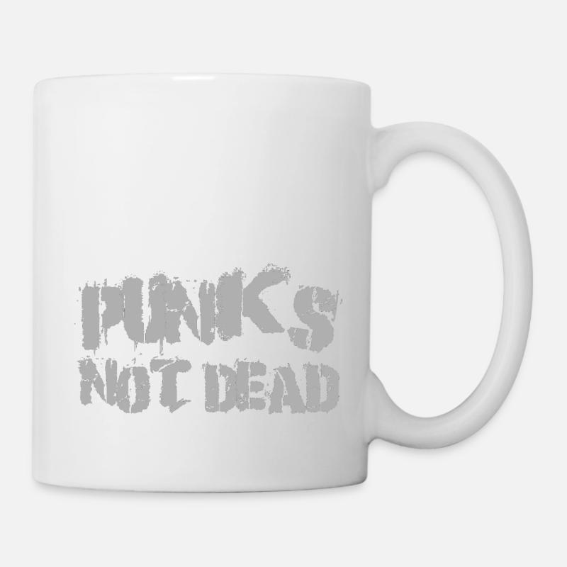 Punks not Dead - Tasse - Weiß