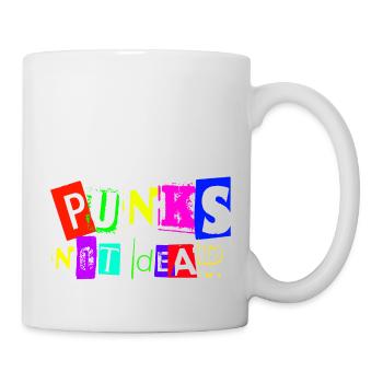 PUNKS NOT DEAD - Mug - white - Right