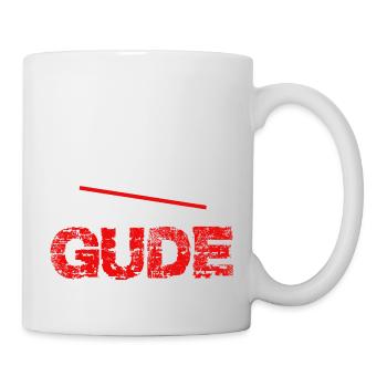 Gude Gruß Hessen Geschenk - Tasse - Weiß - Rechts