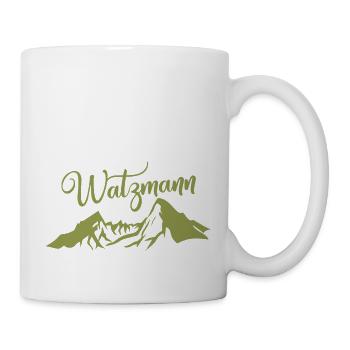 Watzmann vintage ByTheManzanitas - Tasse - Weiß - Rechts
