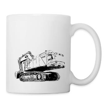 Pelles - Mug blanc - blanc - Droite