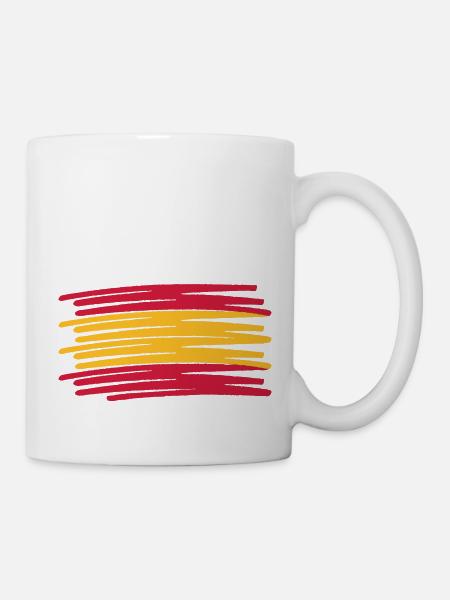 Spain bandera flag spain - Mug - white