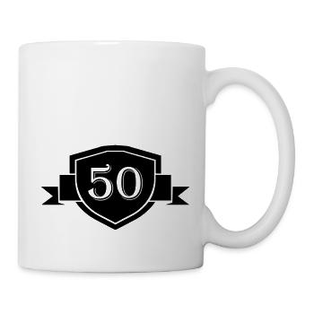 50 wappen - Tasse - Weiß - Rechts