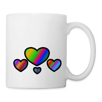 Hearts - Mug - white - Right