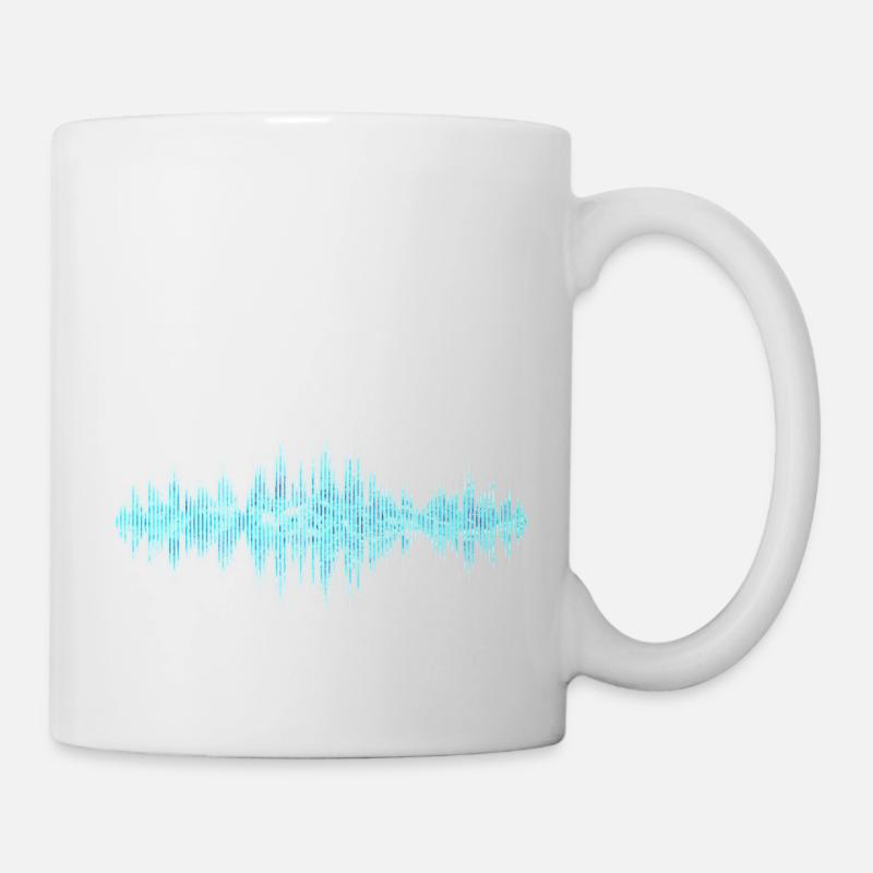 Ondes sonores - Mug blanc - blanc