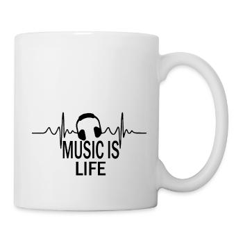 Rock Musik Rock and Roll - Mug blanc - blanc - Droite