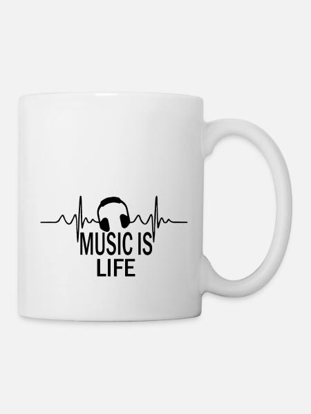 Rock Musik Rock and Roll - Mug blanc - blanc