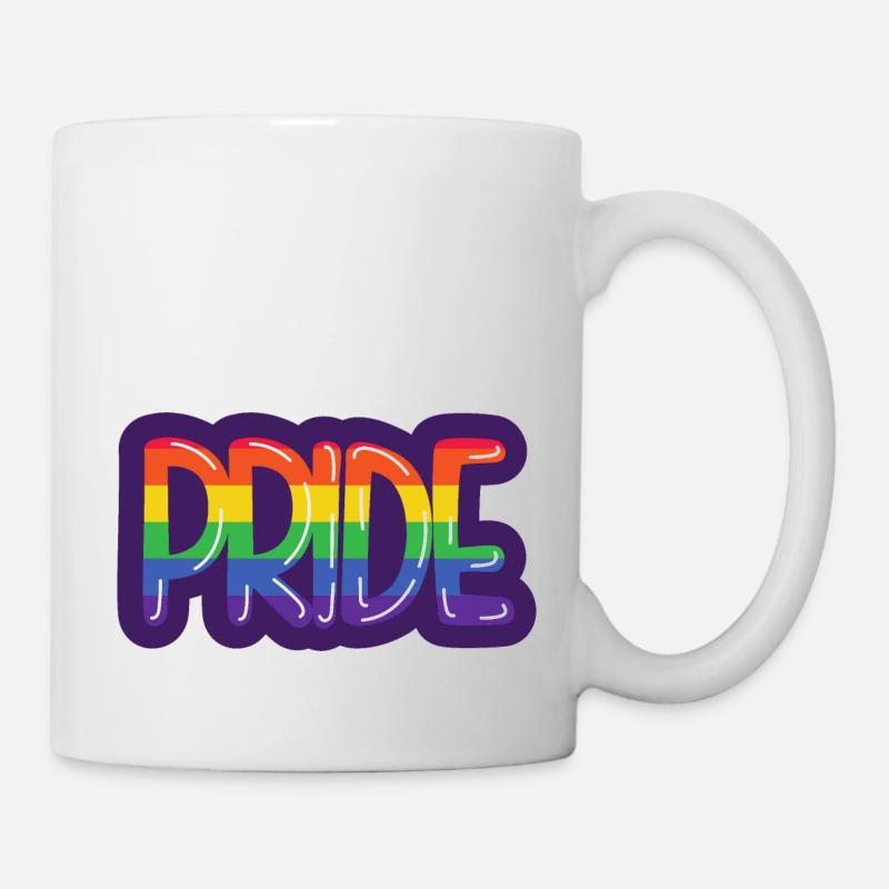 Fierté LGBT - Mug blanc - blanc
