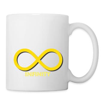 INFINITY YELLOW - Tasse - Weiß - Rechts