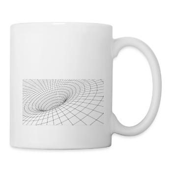Schwarzes Loch Black Hole - Tasse - Weiß - Rechts