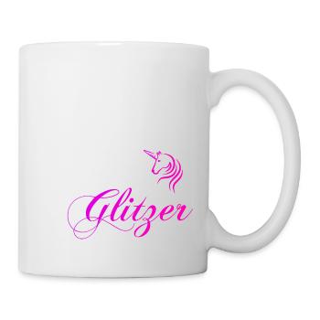 Team Glitzer - Tasse - Weiß - Rechts