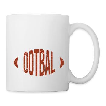 Football American Football Footballer - Tasse - Weiß - Rechts