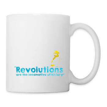 Revolutionen - Karl Marx - Tasse - Weiß - Rechts