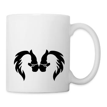 Pferd Horse - Tasse - Weiß - Rechts
