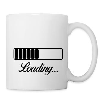 loading - Tasse - Weiß - Rechts