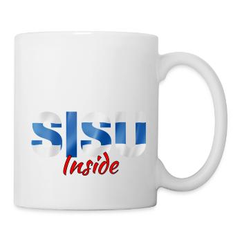 Sisu à l’intérieur - Mug blanc - blanc - Droite