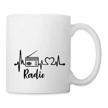 Radio Heartbeat - Tasse - Weiß - Rechts