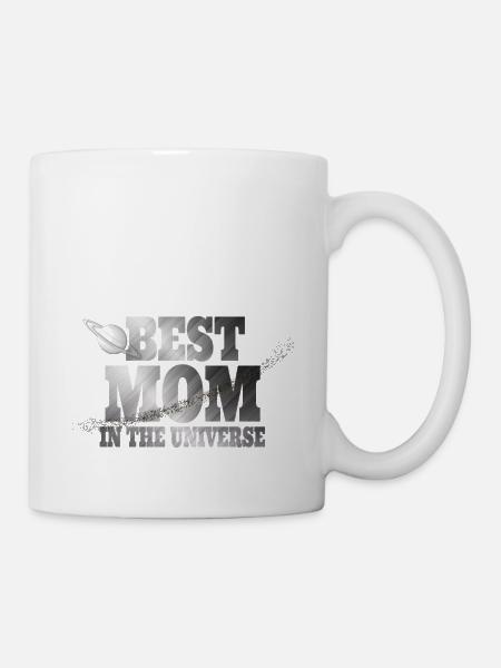 Beste Mutter in The Universe Mother es Day - Tasse - Weiß