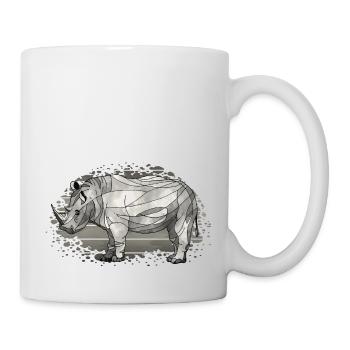 Nashorn - Tasse - Weiß - Rechts
