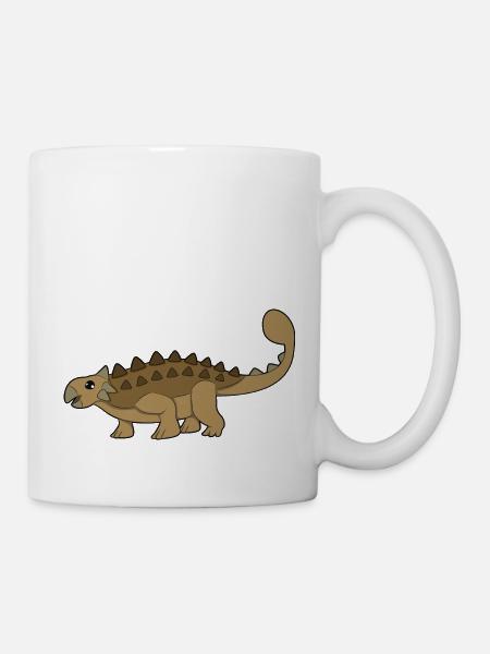 Ankylosaurus - Tasse - Weiß