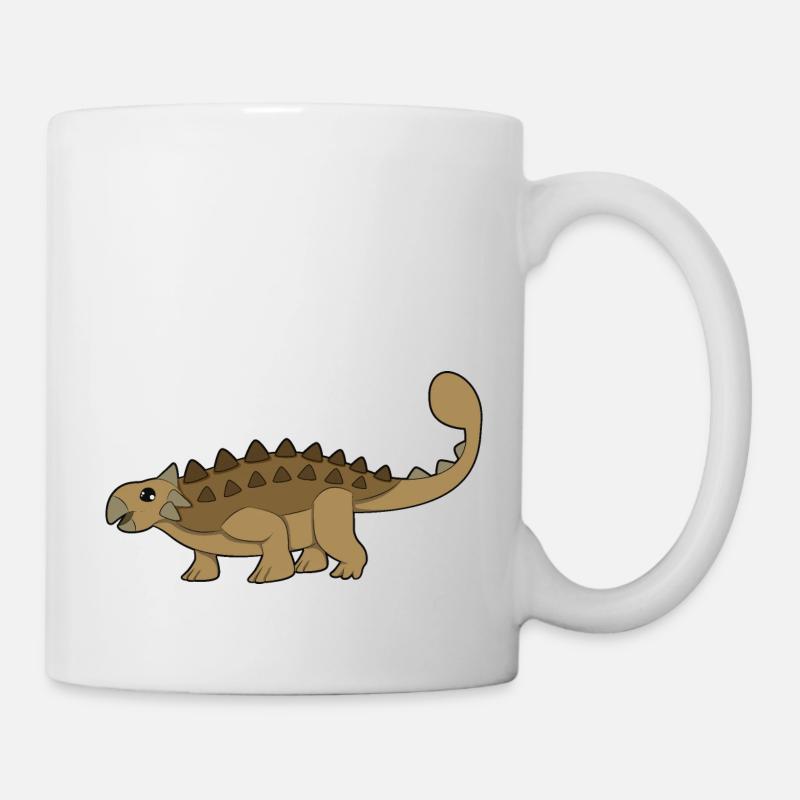 Ankylosaurus - Tasse - Weiß