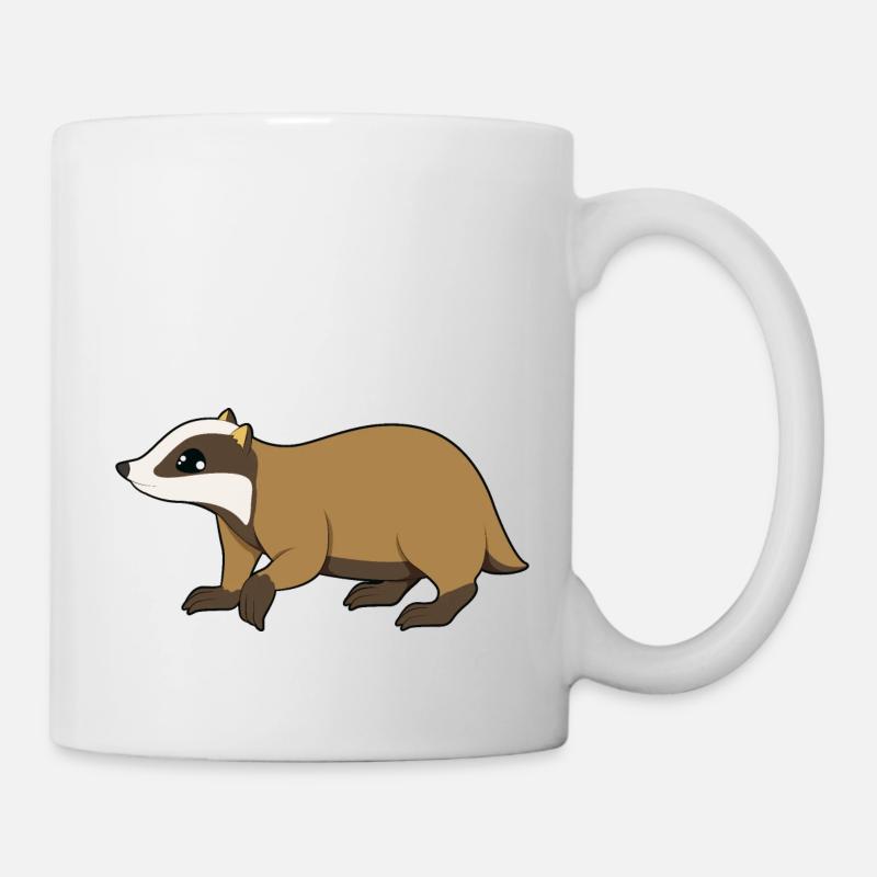 Dachs - Tasse - Weiß