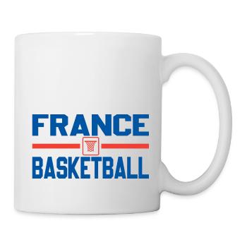 Frankreich Basketball - Tasse - Weiß - Rechts