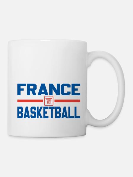 Frankreich Basketball - Tasse - Weiß